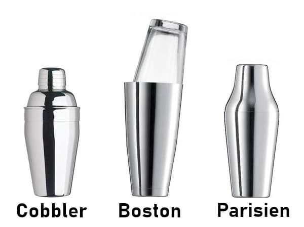 Les différents type de shaker à cocktail