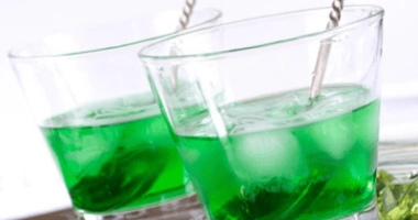 Cocktail creme de menthe