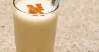 Cocktail banana milk shake