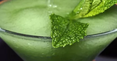 Cocktail frozen mint daiquiri