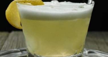 Cocktail gin sour