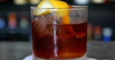 Cocktail rum old fashioned