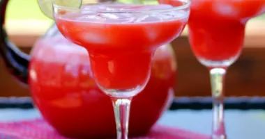 Cocktail strawberry margarita