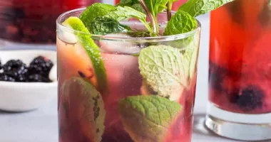 Cocktail Mojito mûres