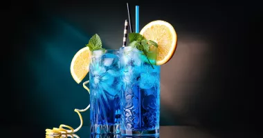 Cocktail blue lagoon