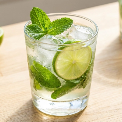 Illustration de l'étape 8 de la recette du Mojito Punch pour 10 personnes