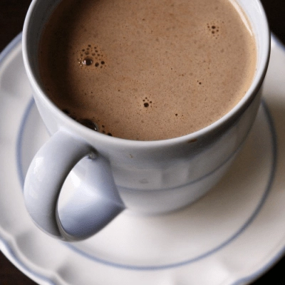 Microwave hot cocoa
