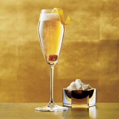 Illustration du cocktail: champagne cocktail
