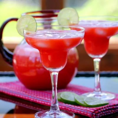 Illustration du cocktail: strawberry margarita