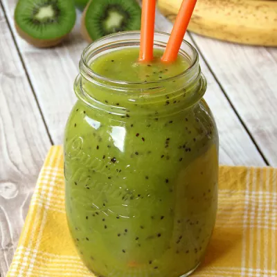 Illustration du cocktail: kiwi papaya smoothie