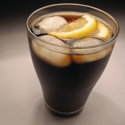 Illustration du cocktail: coke and drops