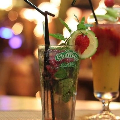 Illustration du cocktail: Mojito royal fraise