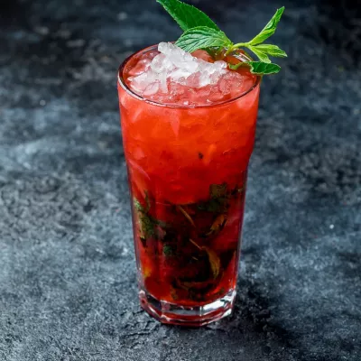 Illustration du cocktail: Mojito fraise
