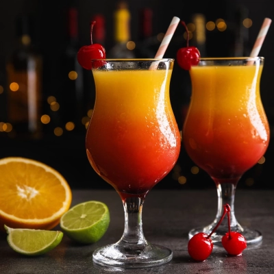 Illustration du cocktail: tequila sunrise