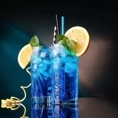 Illustration du cocktail: blue lagoon