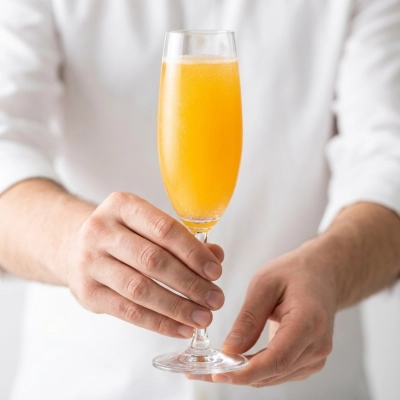 Illustration de l'étape 3 de la recette du mimosa