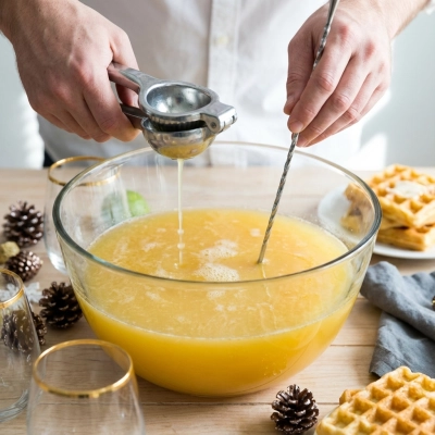 Illustration de l'étape 3 de la recette du Punch de noël