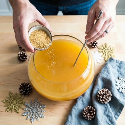Illustration de l'étape 4 de la recette du Punch de noël
