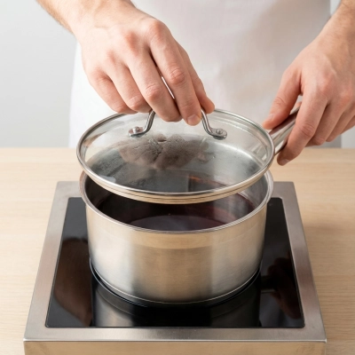 Illustration de l'étape 8 de la recette du Vin chaud aux épices