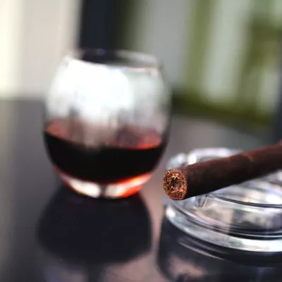 Cocktail et cigare